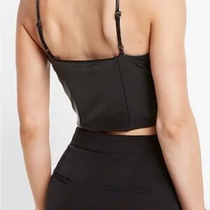 Express Black Women's Crop Top